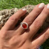 Bague collection "Lhassa" en Cornaline