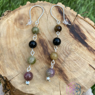 Boucles d'oreilles collection MAYAPUR en Tourmaline