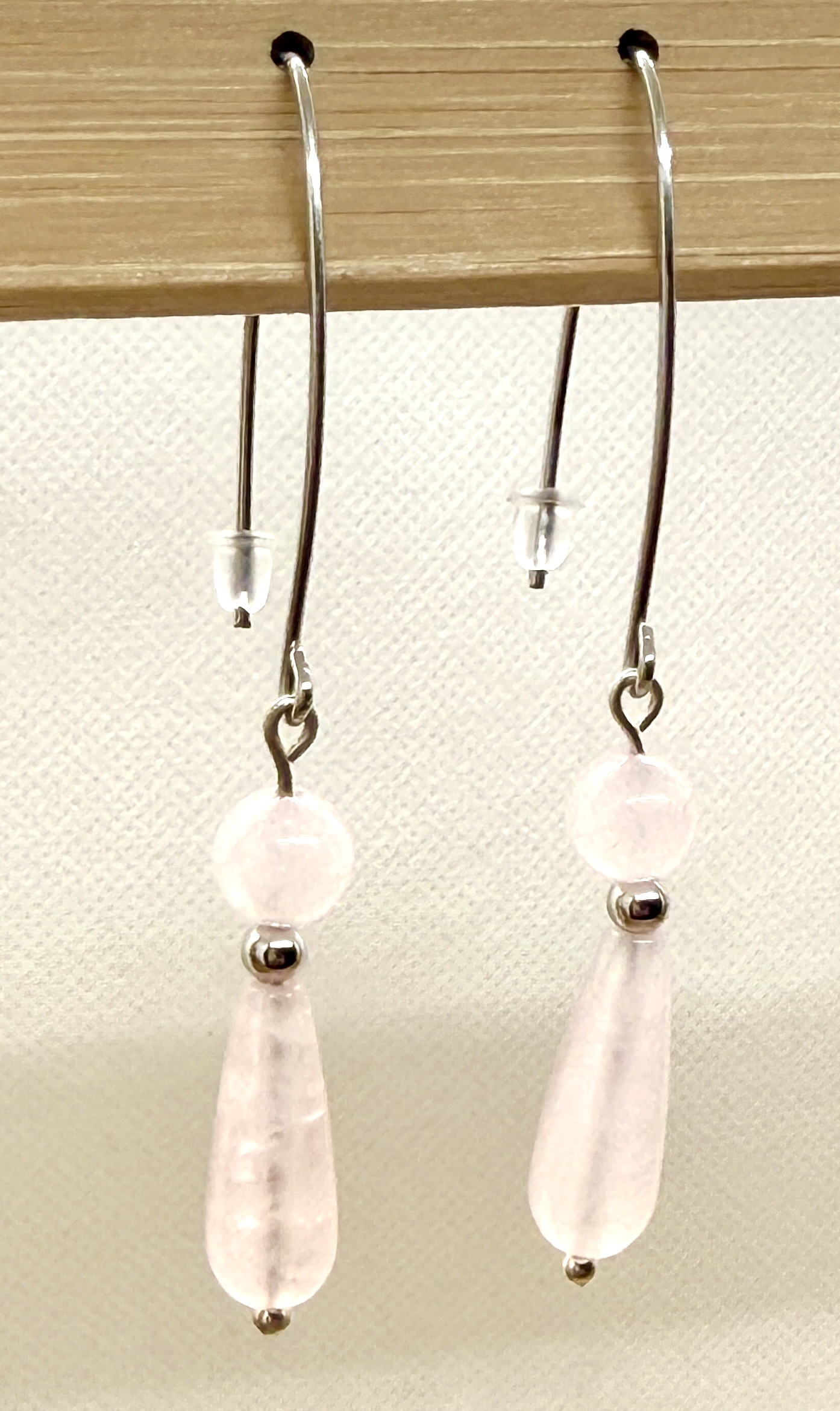 Boucle d'oreille collection « Jaipur» pendante pierre naturelle et argent – Image 13